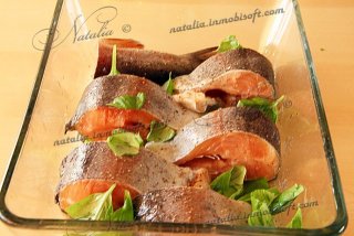 форель запеченная