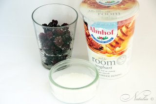 ежевичное мороженное