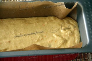 Кекс апельсиновый с цукатами