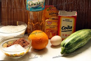 Кекс с кабачком