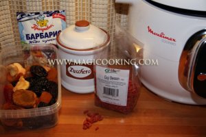 Компот фруктово-ягодный в мультиварке Moulinex cook4me