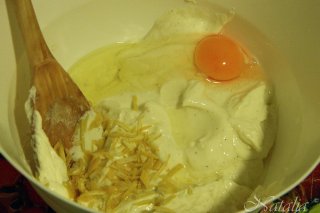 Кростата с творогом и вареньем