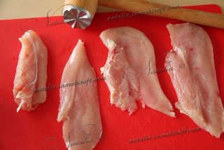Куриные рулетики