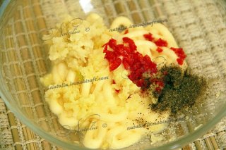 курица в майонезе