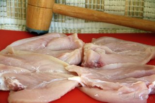 куриный рулет с грибами