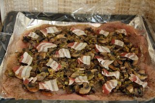 куриный рулет с грибами