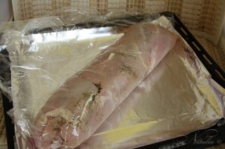 куриный рулет с грибами