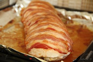 куриный рулет с грибами