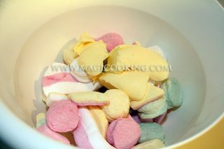 Хрустящее пирожное. Marshmallow crispy bites