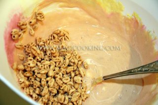 Хрустящее пирожное. Marshmallow crispy bites