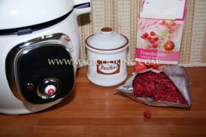 Малиновый морс в мультиварке Moulinex cook4me