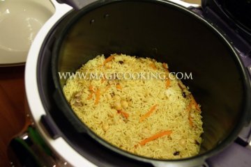 Плов в мультиварке скороварке Мулинекс