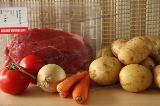 мясо с картофелем