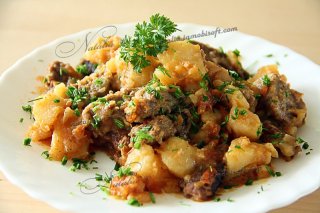 мясо с картофелем