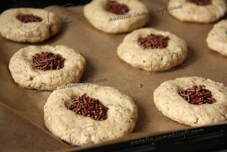 Овсяное печенье с шоколадом