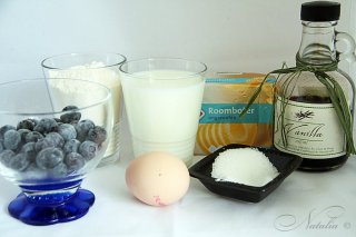 Оладушки с черникой