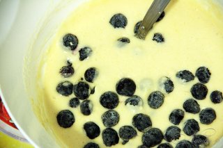 Оладушки с черникой