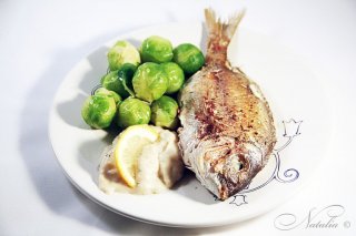 Дорада (ората) с соусом "Salvia"