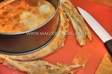 Блинный торт с заварным кремом