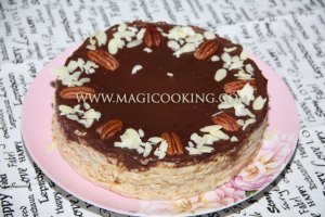 Блинный торт с заварным кремом