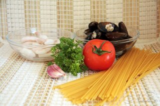 паста с морепродуктами