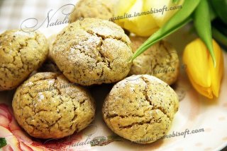 Печенье на желтках с маком