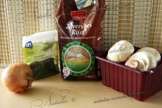 Пилав с грибами и тимьяном