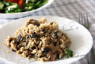 Пилав с грибами и тимьяном