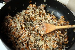 Рис с лисичками