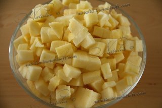 Пирог из рикотты с яблоками