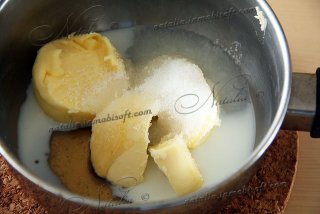 Пирог с кремом "Пчелиный укус"