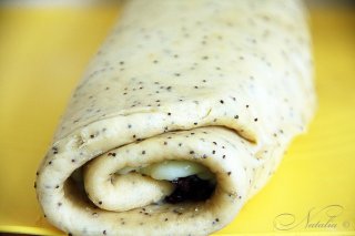 плюшки с маком и пудингом