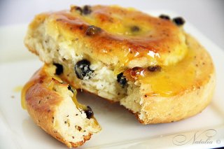 плюшки с маком и пудингом