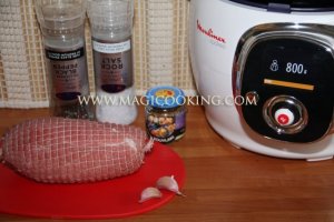 Буженина в мультиварке Moulinex cook4me