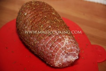 Буженина в мультиварке Moulinex cook4me
