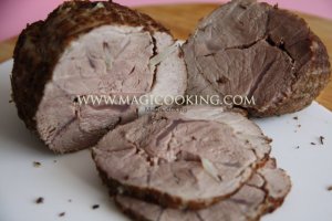 Буженина в мультиварке Moulinex cook4me