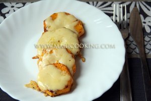 Тыква жареная с сыром