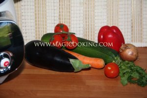 Рататуй в мультиварке Moulinex cook4me