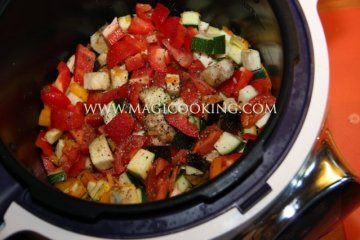 Рататуй в мультиварке Moulinex cook4me