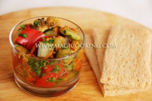 Рататуй в мультиварке Moulinex cook4me