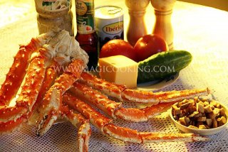 Салат с крабом