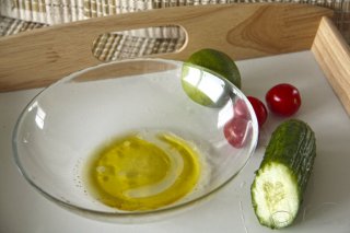 Салат с рукколой и мятой