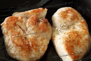 салат Цезарь