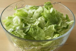 салат Цезарь