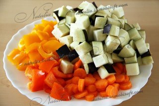 салат из баклажана и болгарского перца