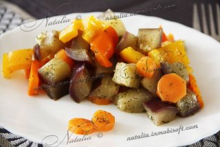 салат из баклажана и болгарского перца