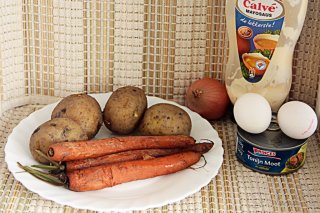 салат мимоза