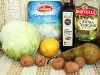 салат с грушей и горгонзолой