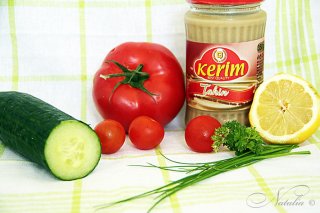 салат с тахином