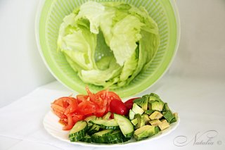 салат с угрем